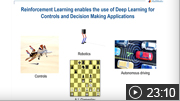 Deep Learning and Reinforcement Learning Workflows in AI